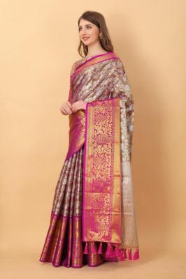 Sabella murthy brown soft Kanjivaram Silk Surat Sarees Wholesale App