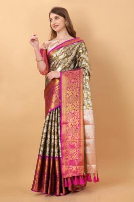 Sabella murthy brown soft Kanjivaram Silk Surat Sarees Wholesale App