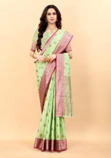 Sabella murthy Green Soft Silk Surat Sarees Wholesale Purchace