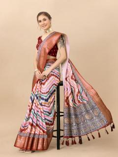 Sabella murthy NX-zigzag Red Soft kanjivaram Silk Sarees wholesale prices