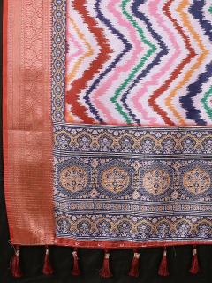 Sabella murthy NX-zigzag Red Soft kanjivaram Silk Sarees wholesale prices