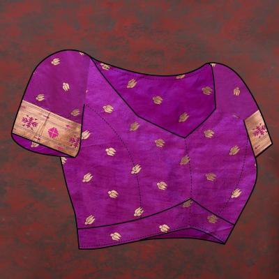 Sabella Nx -279 Copper purple Soft Pethani Silk Sarees online india