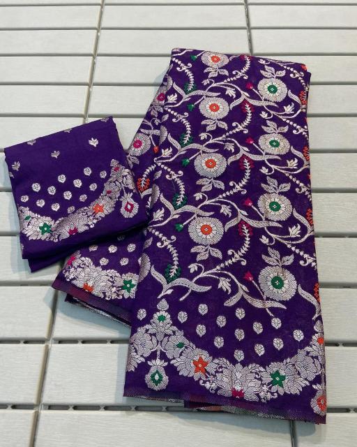 Sabella Pure Khadi Georgette Silk Saree Wholesale Catalog