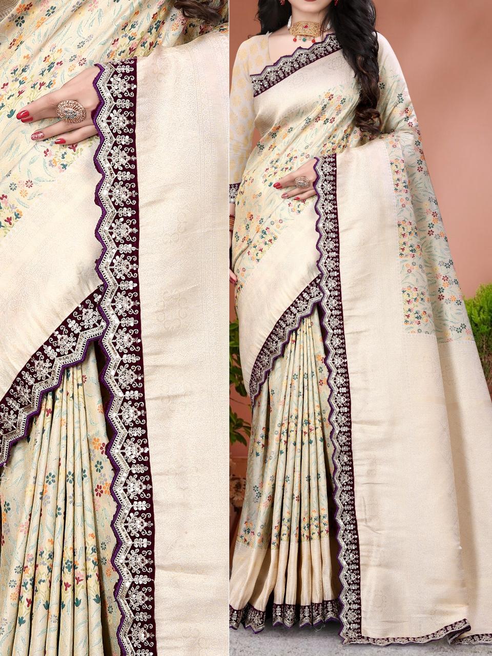 Sabella Pure Soft Kanchipuram Silk sarees online india