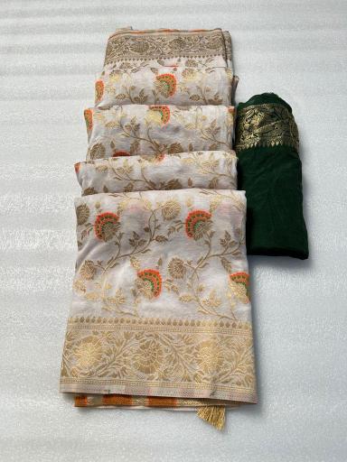 Sabella Pure Soft Khadi Georgette online saree boutiques india