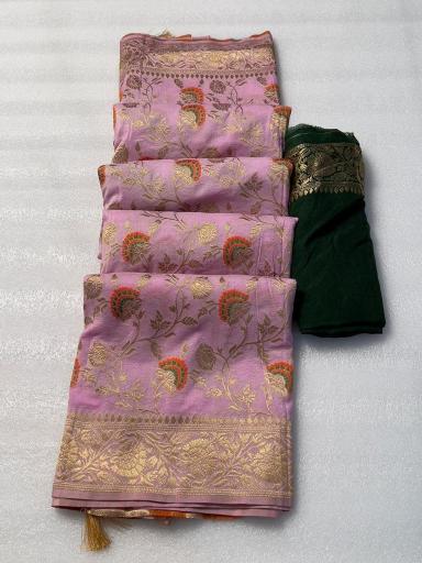 Sabella Pure Soft Khadi Georgette online saree boutiques india