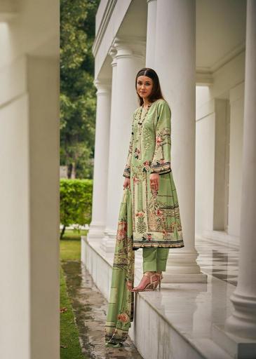 SADHANA FASHION Mehtaab Vol 5 Pashmina Digital Printed Salwar Kameez Wholesale Catalog