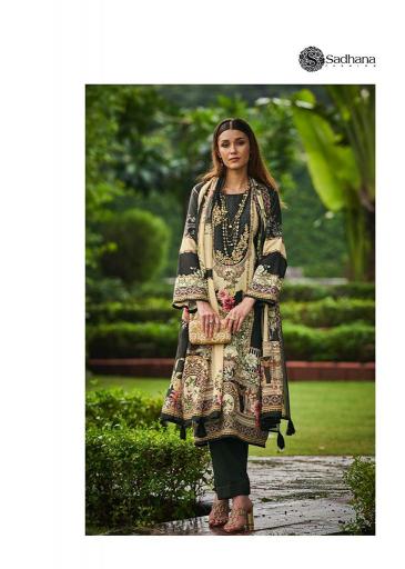 SADHANA FASHION Mehtaab Vol 5 Pashmina Digital Printed Salwar Kameez Wholesale Catalog