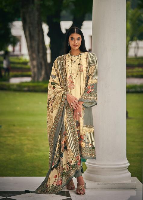 SADHANA FASHION Mehtaab Vol 5 Pashmina Digital Printed Salwar Kameez Wholesale Catalog