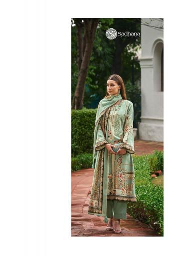 SADHANA FASHION Mehtaab Vol 5 Pashmina Digital Printed Salwar Kameez Wholesale Catalog