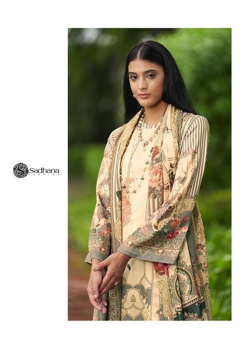 SADHANA FASHION Mehtaab Vol 5 Pashmina Digital Printed Salwar Kameez Wholesale Catalog