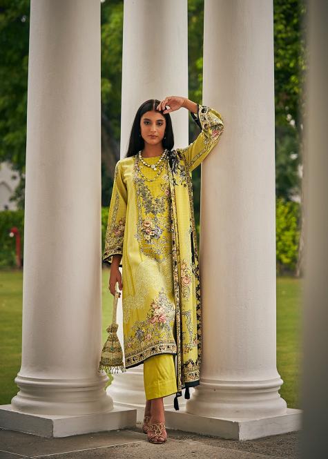 SADHANA FASHION Mehtaab Vol 5 Pashmina Digital Printed Salwar Kameez Wholesale Catalog