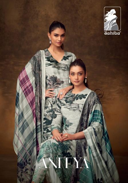 Sahiba Anitya Digital Printed With Hand Work Salwar Kameez Wholesale Catalog