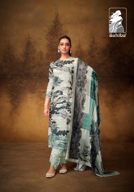 Sahiba Anitya Digital Printed With Hand Work Salwar Kameez Wholesale Catalog