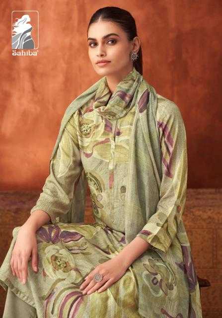 Sahiba Riyan Digtal Print and Hand Work Salwar Kameez Wholesale Catalog