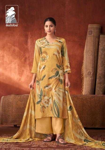 Sahiba Riyan Digtal Print and Hand Work Salwar Kameez Wholesale Catalog