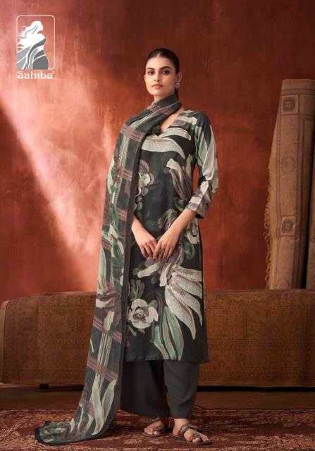 Sahiba Riyan Digtal Print and Hand Work Salwar Kameez Wholesale Catalog