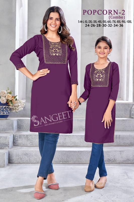 Sangeet Popcorn 2 Combo Kurti Online India