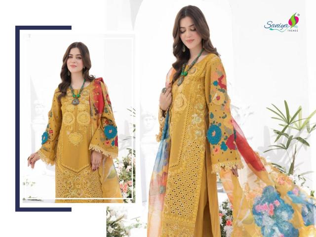 Saniya Karma Collection Vol 1 D - 1001 Embodry Salwar Kameez Wholesale Catalog 