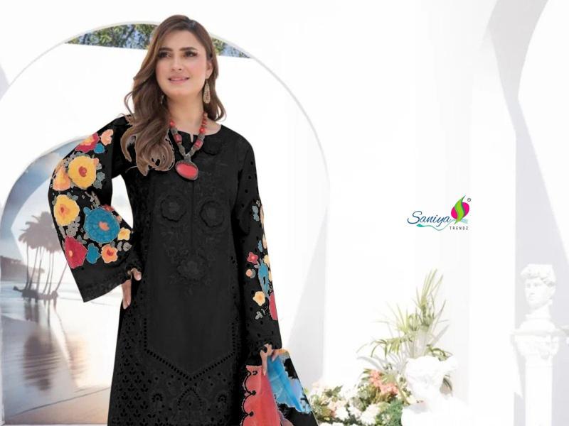 Saniya Karma Collection Vol 1 D - 1001 Embodry Salwar Kameez Wholesale Catalog 