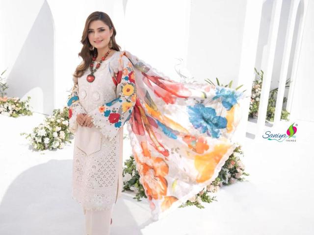 Saniya Karma Collection Vol 1 D - 1001 Embodry Salwar Kameez Wholesale Catalog 