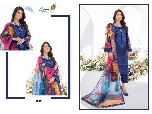 Saniya Karma Collection Vol 1 D - 1001 Embodry Salwar Kameez Wholesale Catalog 