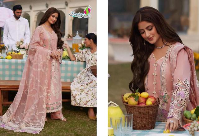 Saniya MARIYA B chikankari Vol 10 Embodry Salwar Kameez Wholesale Catalog