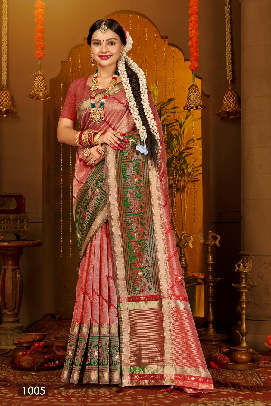 Saroj  Amaira silk vol.4 organza silk saree in surat with price wholesale
