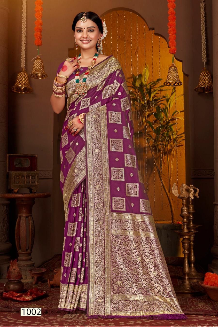 Saroj Dulhan silk swarovski vol.2 Soft silk saree in surat with price wholesale