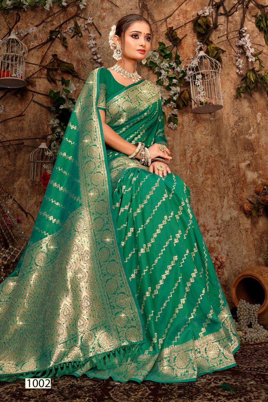 Saroj Dulhan silk swarovski vol.4 Soft silk saree in surat with price wholesale