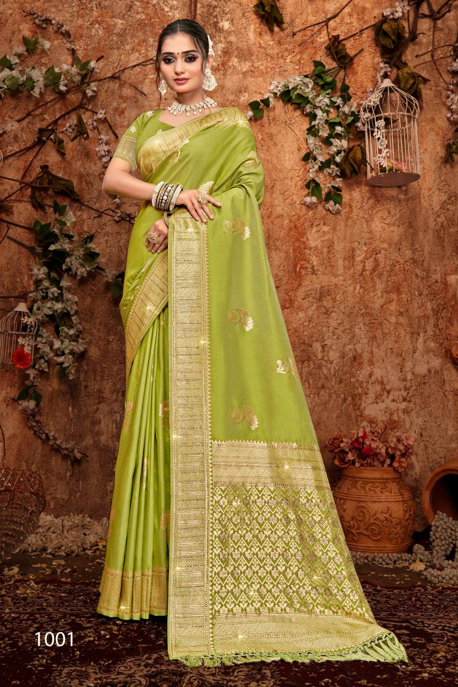 Saroj Dulhan silk swarovski vol.9 Soft silk saree in surat with price wholesale