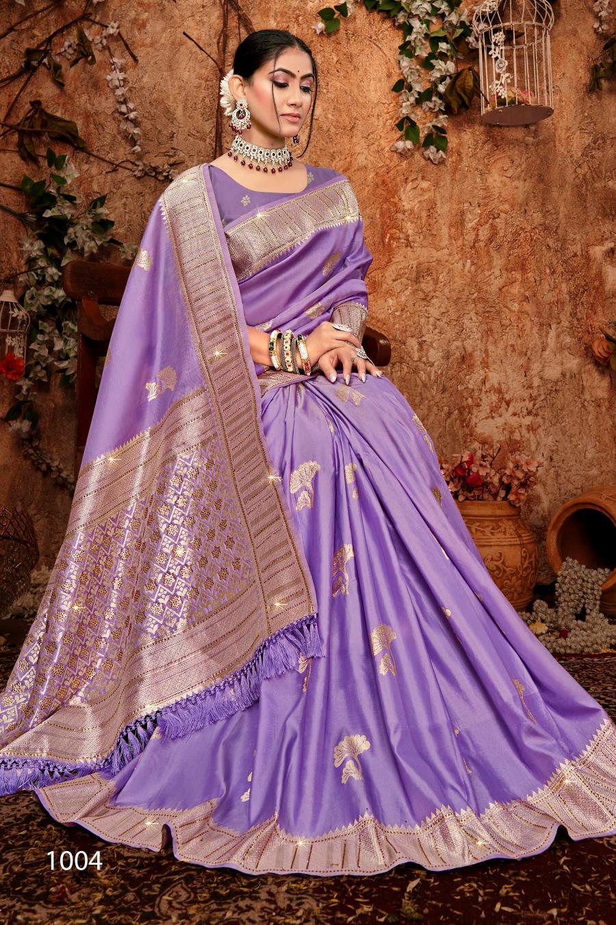 Saroj Dulhan silk swarovski vol.9 Soft silk saree in surat with price wholesale