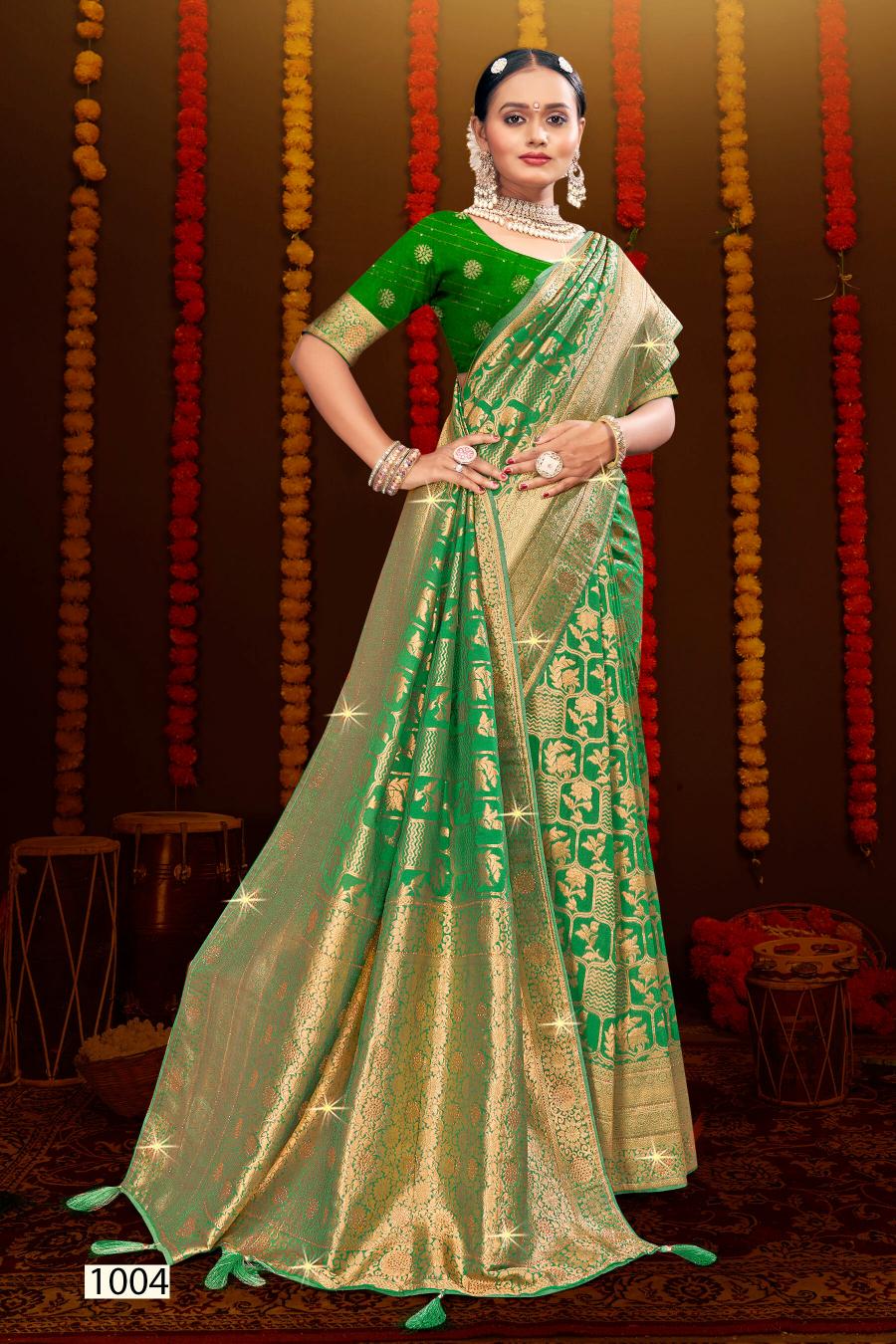 Saroj Peacock vol.5 Creape silk saree in surat with price wholesale
