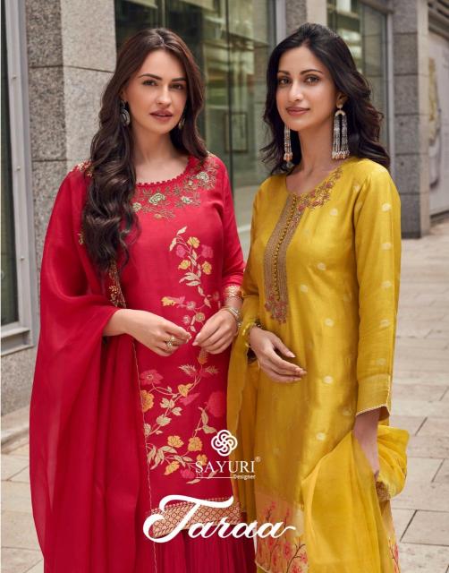 Sayuri Taraa Viscose Jacquard Salwar Kameez Wholesale Catalog