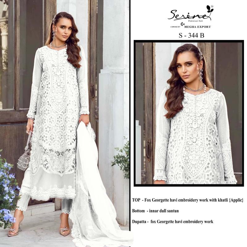SERINE S 344 A-B-C-D Pakistani Suits Wholesale Catalog
