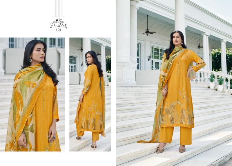 Shiddat Raisa Pashmina Digital Printed Salwar Kameez Wholesale Catalog