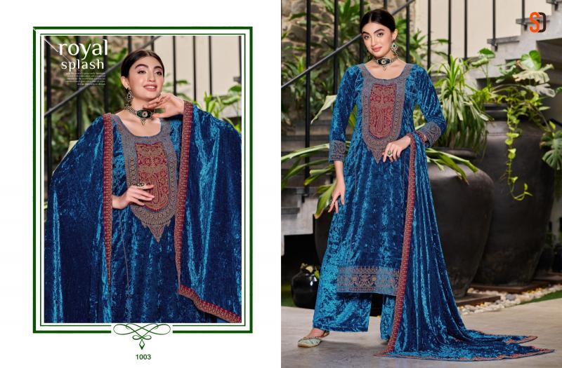 Shraddha Shahzadi Velvet Designer Salwar Suits Wholesale Catalog