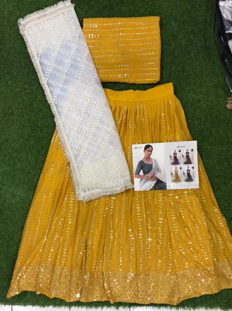 SIYA VOL-1 MUSTARD 8003 PREMIUM COLLECTION THIS WEDDING SEASON Lehenga choli Wholesale catalog