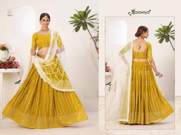 SIYA VOL-1 MUSTARD 8003 PREMIUM COLLECTION THIS WEDDING SEASON Lehenga choli Wholesale catalog