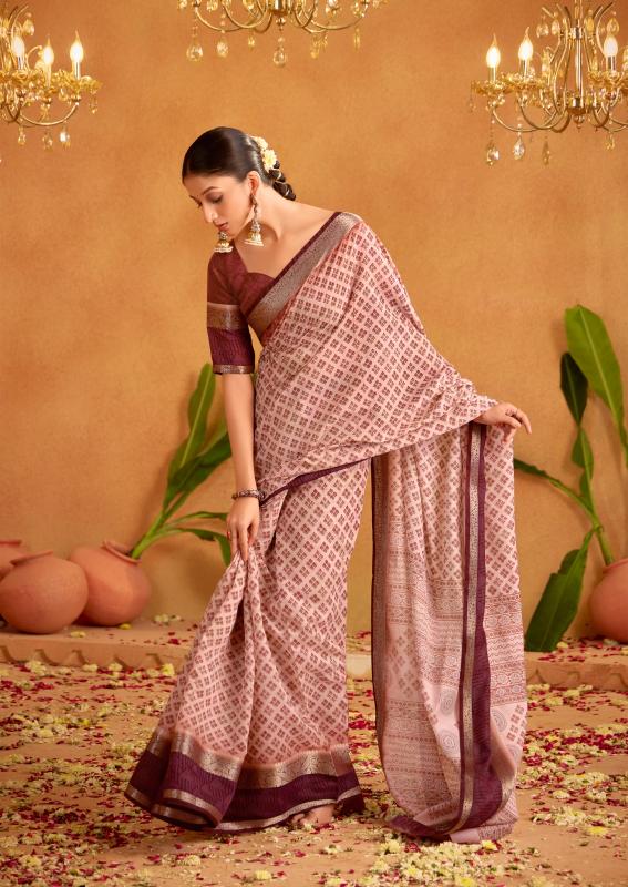 Sr Kalakruti Soft Cotton Printed Fancy Saree Wholesaler in Surat