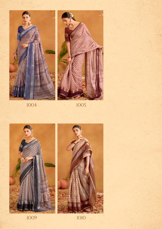 Sr Kalakruti Soft Cotton Printed Fancy Saree Wholesaler in Surat