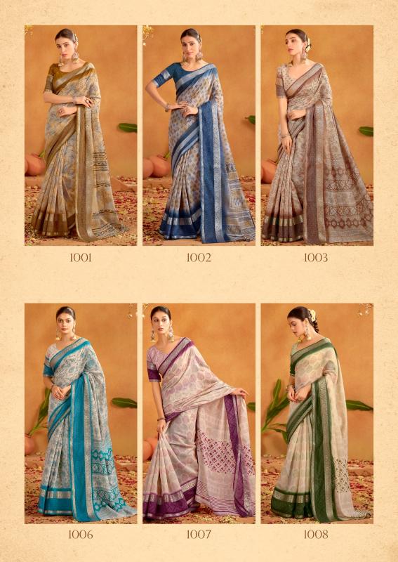 Sr Kalakruti Soft Cotton Printed Fancy Saree Wholesaler in Surat