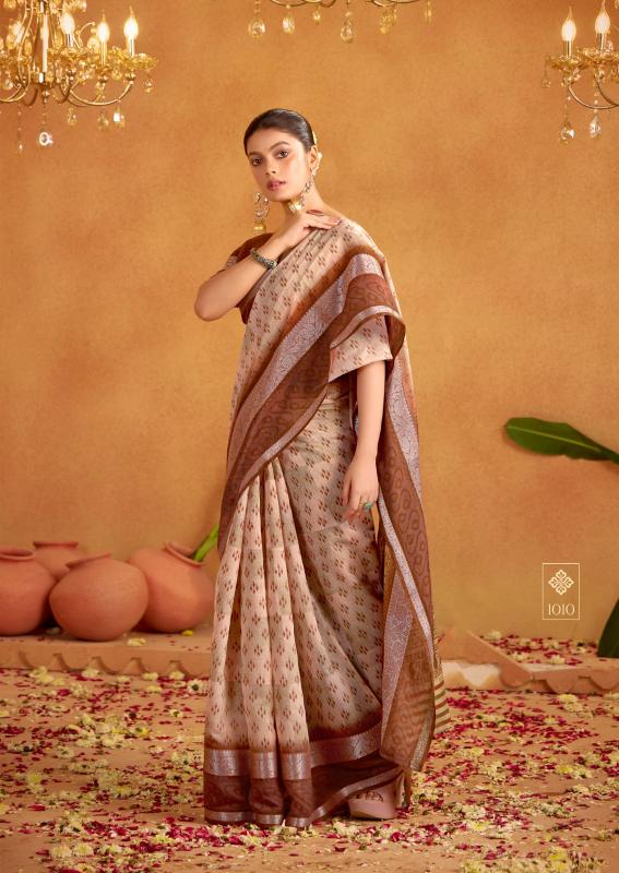 Sr Kalakruti Soft Cotton Printed Fancy Saree Wholesaler in Surat