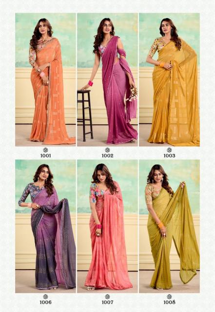 Stavan Nairobi Weightless Fancy Surat mein Saree ki Wholesaler
