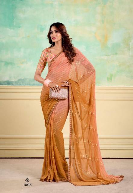 Stavan Nairobi Weightless Fancy Surat mein Saree ki Wholesaler