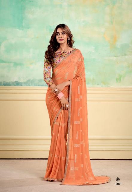 Stavan Nairobi Weightless Fancy Surat mein Saree ki Wholesaler