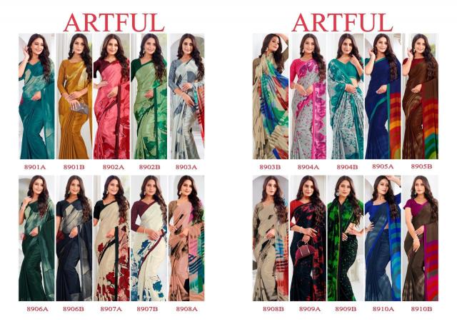 Sushma Artful Saree Wholesaler in Surat for Reseller