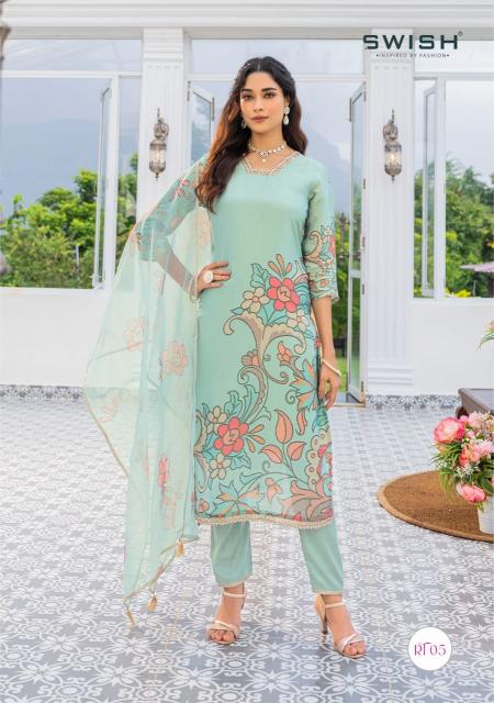 Swish Rich Tissue Best Knee Length Frock Kurtis Online India