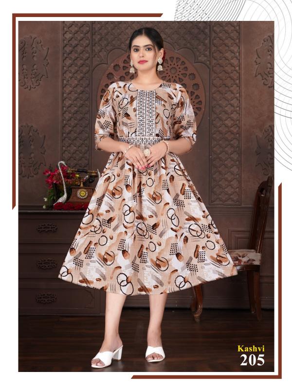 TRENDY KASHVI VOL 2 (BELT) Buy Designer Long Kurtis Online India
