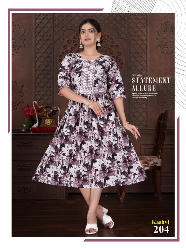 TRENDY KASHVI VOL 2 (BELT) Buy Designer Long Kurtis Online India